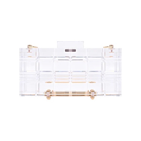 Acrylic clutch with chain - Picture 2 of 7